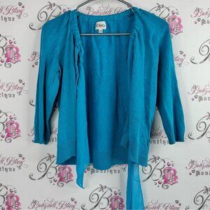 Cleo cardigan tie up ribbon 🎀 ties Vibrant Blue Garment sweater top